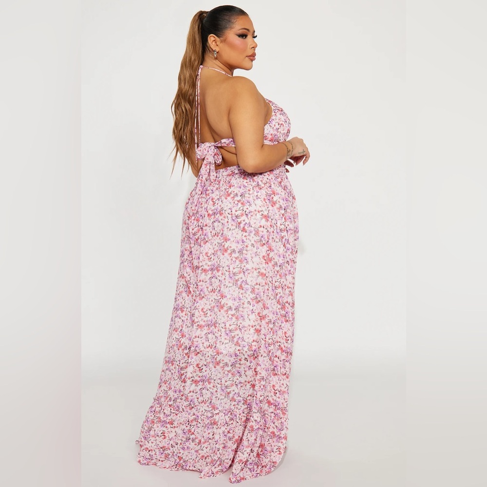 NWT Fashion Nova Floral Maxi Dress - Picture 6 of 8